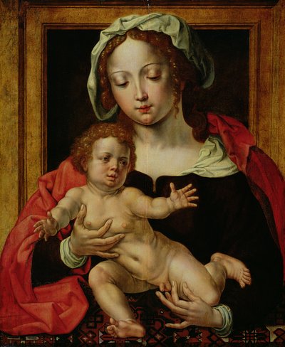 Virgen y Niño de Jan Gossaert